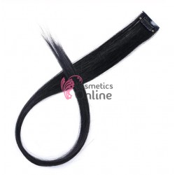 Extensie de par suvita simpla dreapta Vigurous de 50 cm cu clips SUV122 - Brunet Natual Verzui